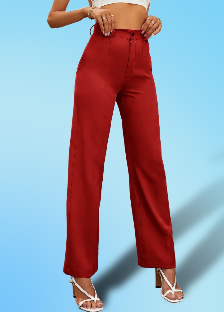 How to Style Red Wide Leg Pants 15 Amazing Outfit Ideas  FMagcom