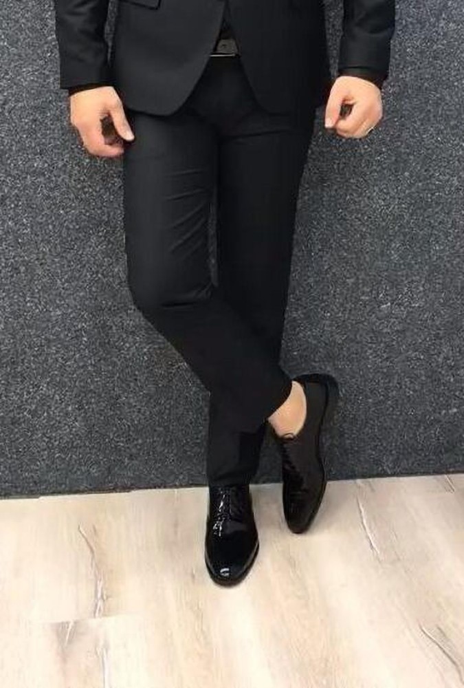 Top 81+ black shoes trousers best - in.duhocakina