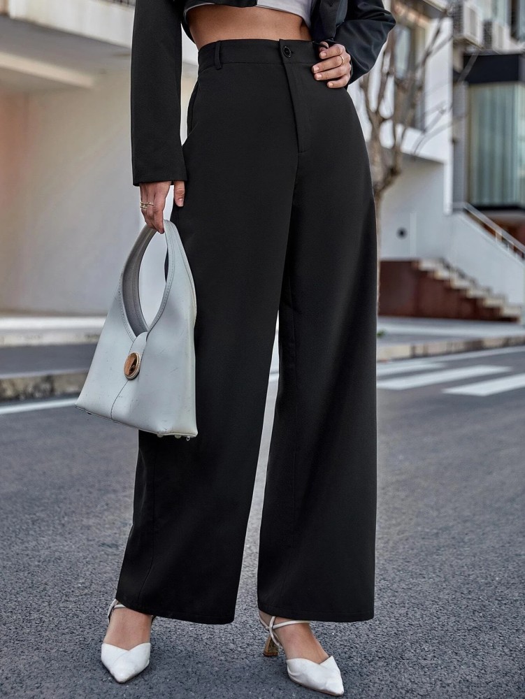 Buy Womens Tall Black Trousers Online  Next UK