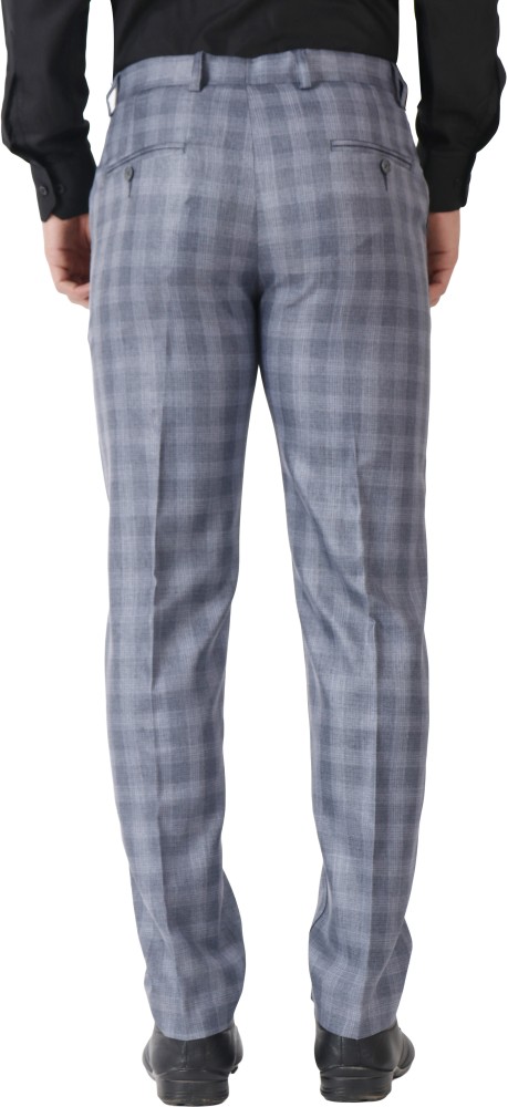 Lars Amadeus Mens Business Plaid Pants Casual Slim Fit Checked Dress  Trousers 30 Pink  Target