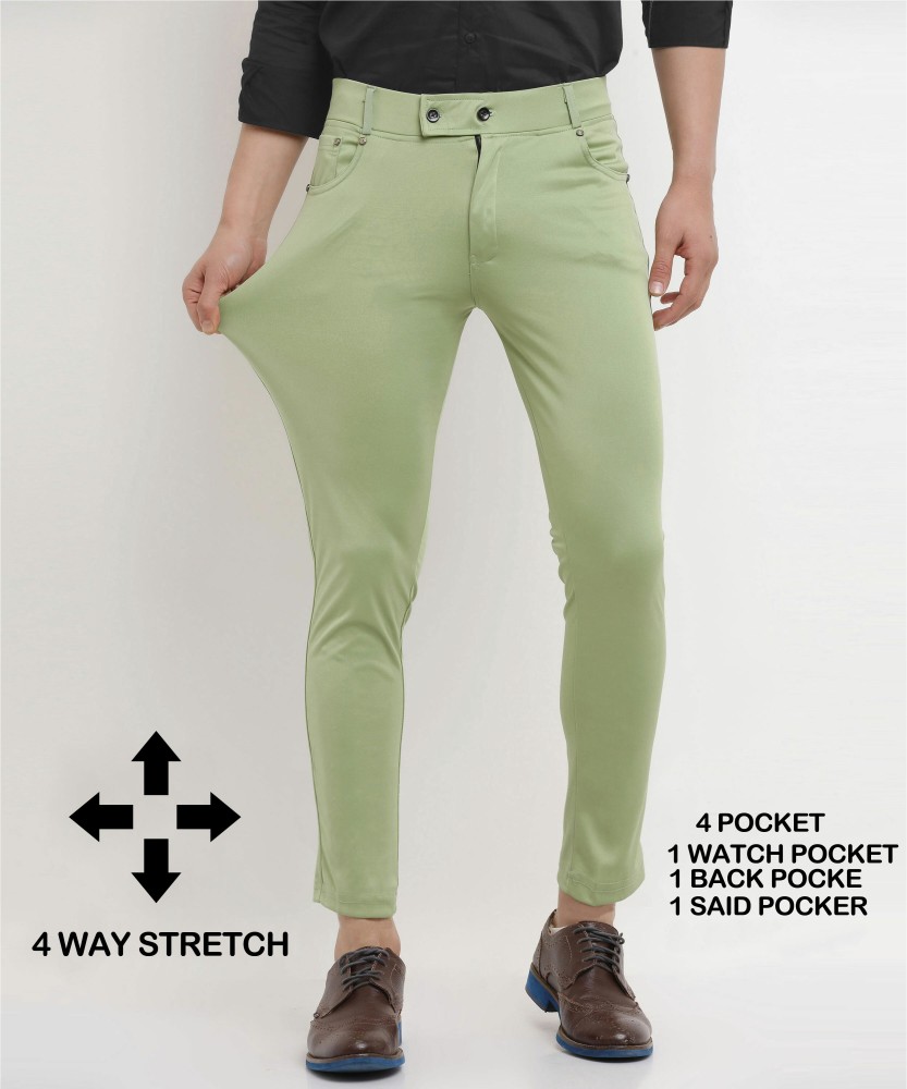 Coldplay Slim Fit Men Light Green Trousers  Buy Coldplay Slim Fit Men  Light Green Trousers Online at Best Prices in India  Flipkartcom