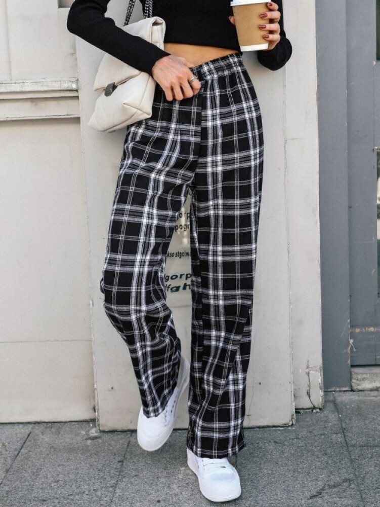 15 Unique  Beautiful Checkered Pants Outfit Ideas for Women  FMagcom