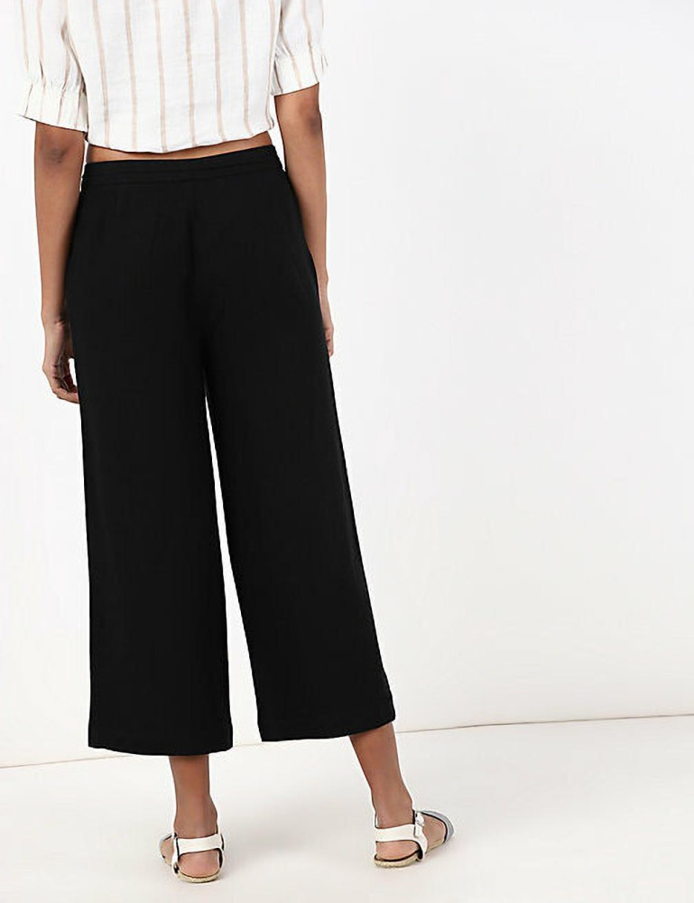 Cotton Blend Slim Fit Cropped Trousers  MS Collection  MS