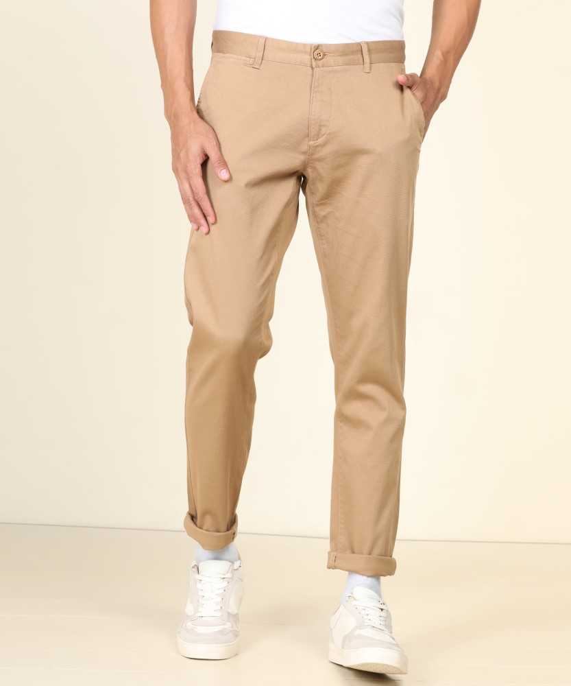 Classic Polo Casual Trousers  Buy Classic Polo Mens Cotton Solid Slim Fit  Blue Color Trouser Online  Nykaa Fashion