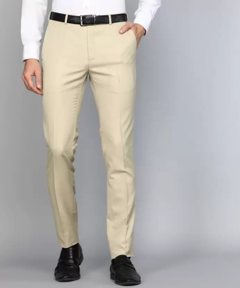 Ethnix By Raymond Formal Trousers  Buy Ethnix By Raymond BEIGE Trousers  Online  Nykaa Fashion