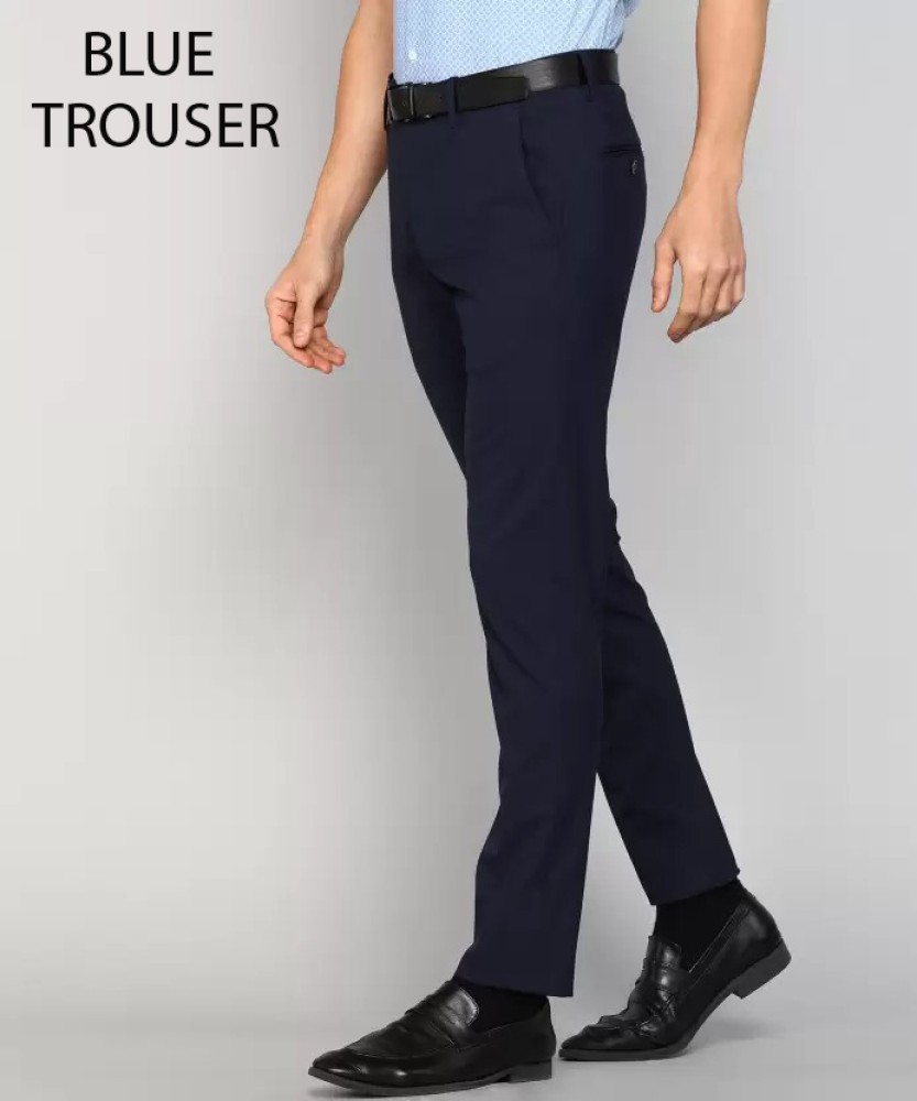 fashionly Slim Fit Men Beige Blue Trousers  Buy fashionly Slim Fit Men  Beige Blue Trousers Online at Best Prices in India  Flipkartcom