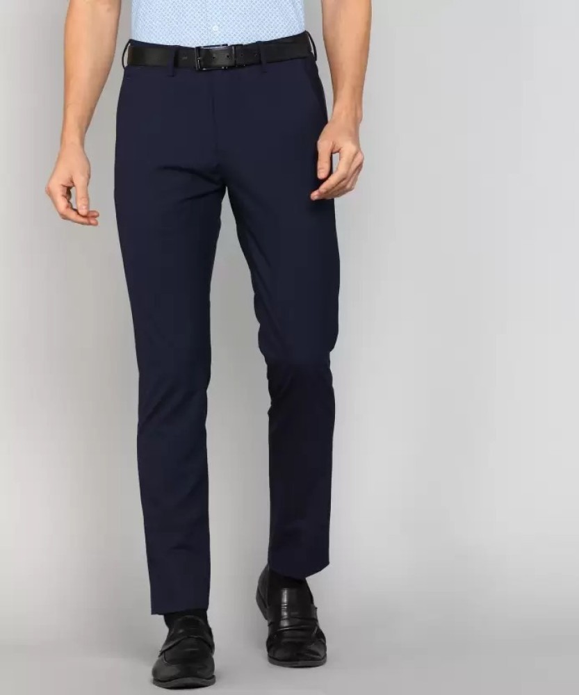 PETER ENGLAND Slim Fit Men Blue Trousers  Buy PETER ENGLAND Slim Fit Men Blue  Trousers Online at Best Prices in India  Flipkartcom
