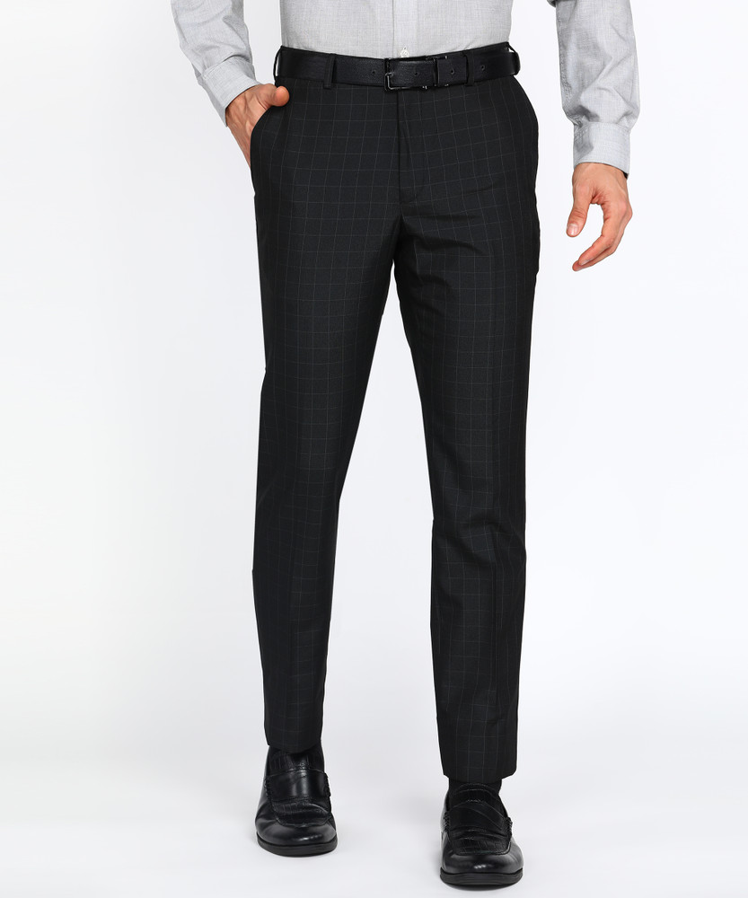 PARK AVENUE Regular Fit Men Black Trousers Buy PARK AVENUE