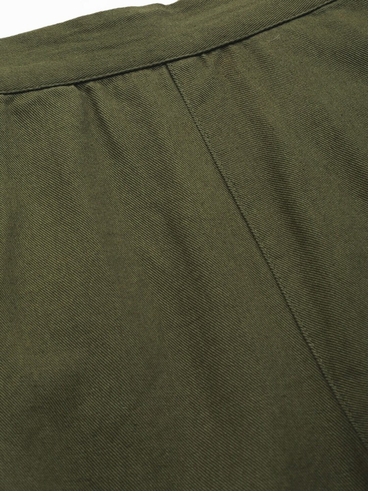 MCo Green Stretch Tapered Trousers  MCo