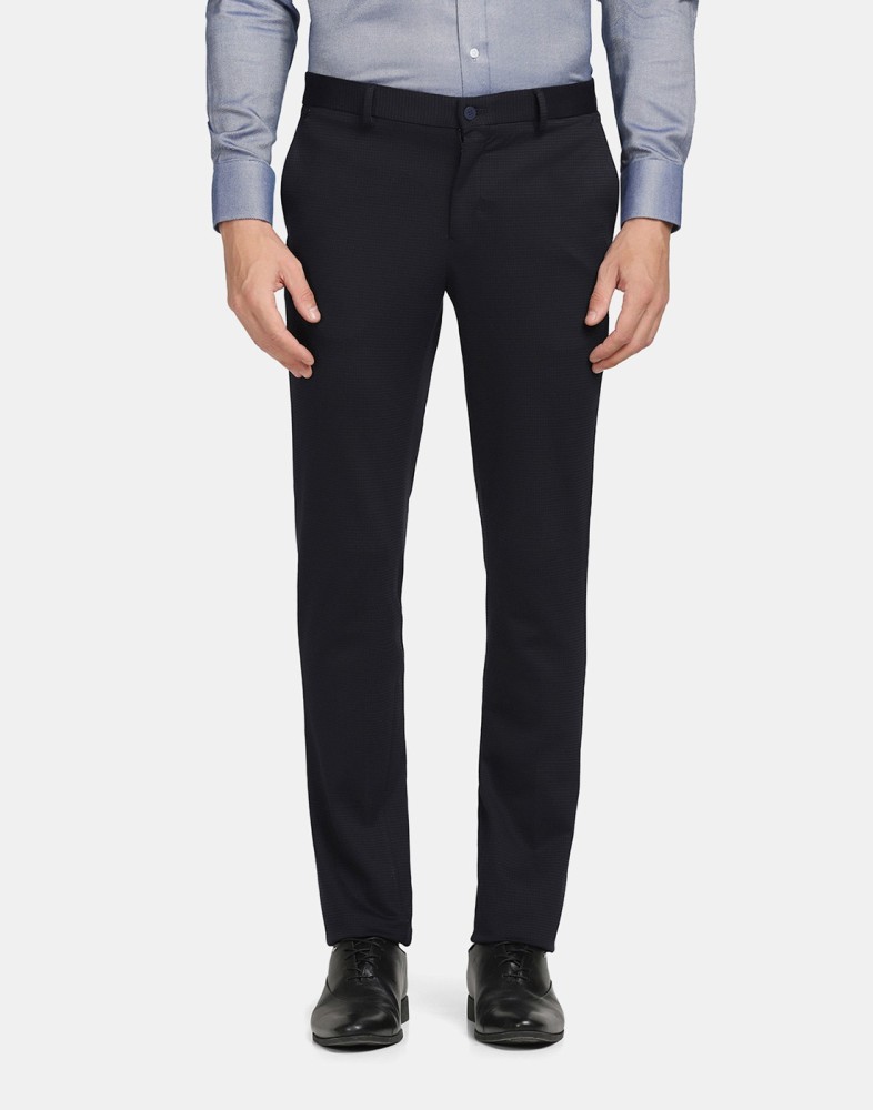 Buy Blackberrys Black B 90 Regular Fit Formal Trousers  Trousers for Men  1138241  Myntra