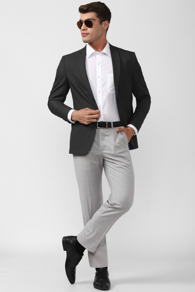 Peter England Elite Polyester Trousers  Buy Peter England Elite Polyester  Trousers Online In India