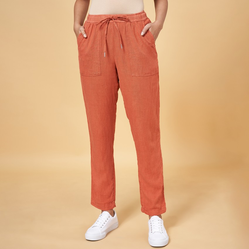 Buy Honey by Pantaloons Green High Rise Trousers for Women Online  Tata  CLiQ