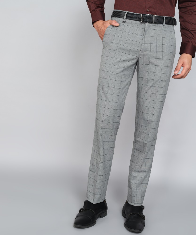 New Look skinny check trousers in grey  ASOS