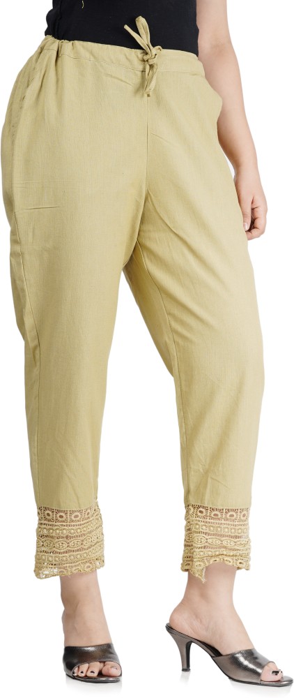Women Khaki Trousers Price in India  Buy Women Khaki Trousers online at  Shopsyin