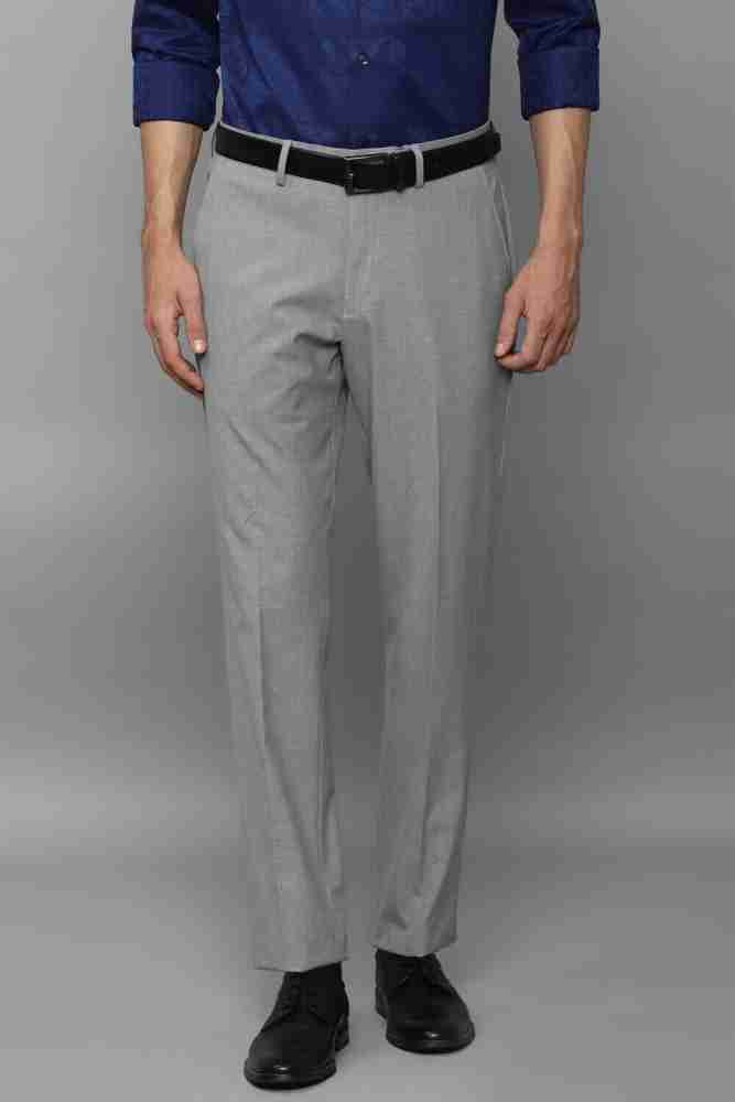 Buy Grey Trousers & Pants for Men by LOUIS PHILIPPE Online