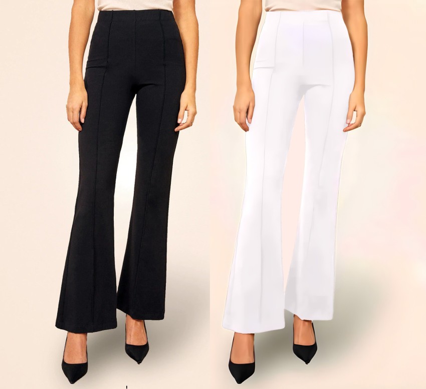 LEE TEX Regular Fit Women White Trousers  Buy LEE TEX Regular Fit Women  White Trousers Online at Best Prices in India  Flipkartcom