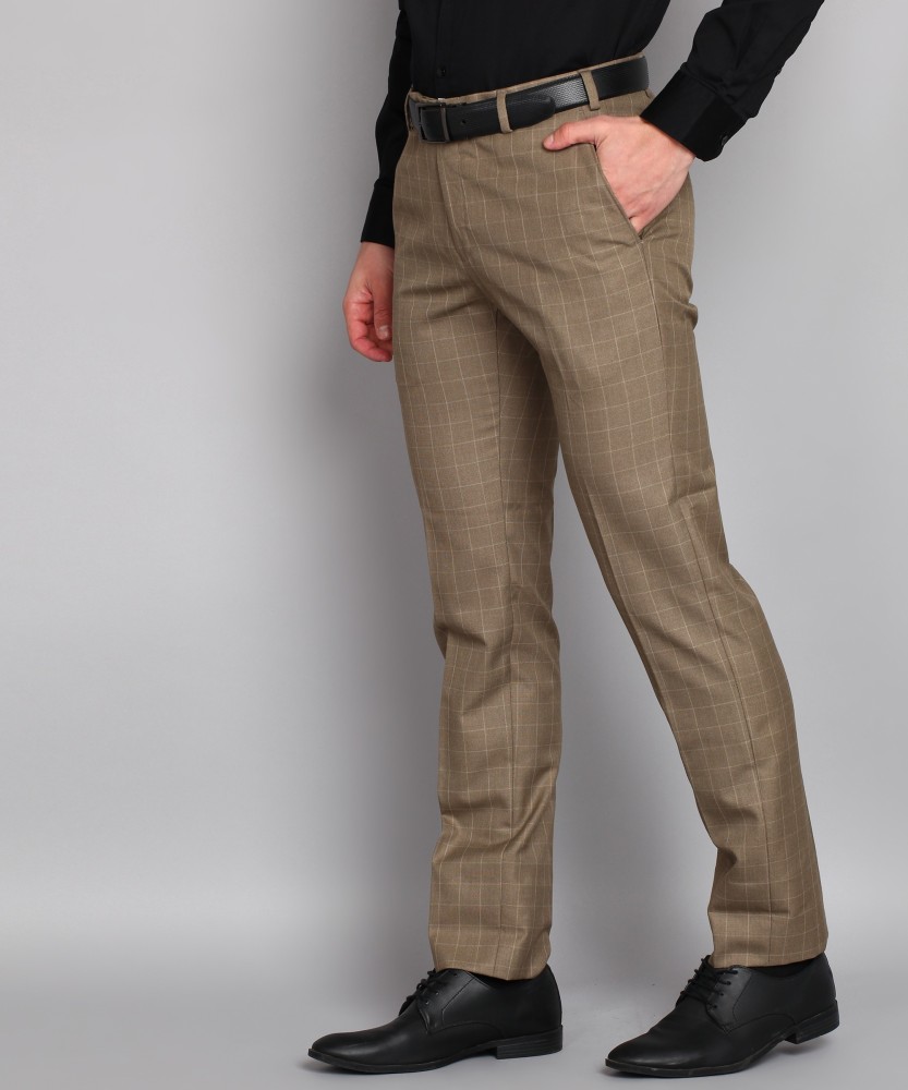 Buy Louis Philippe Brown Trousers Online  783730  Louis Philippe