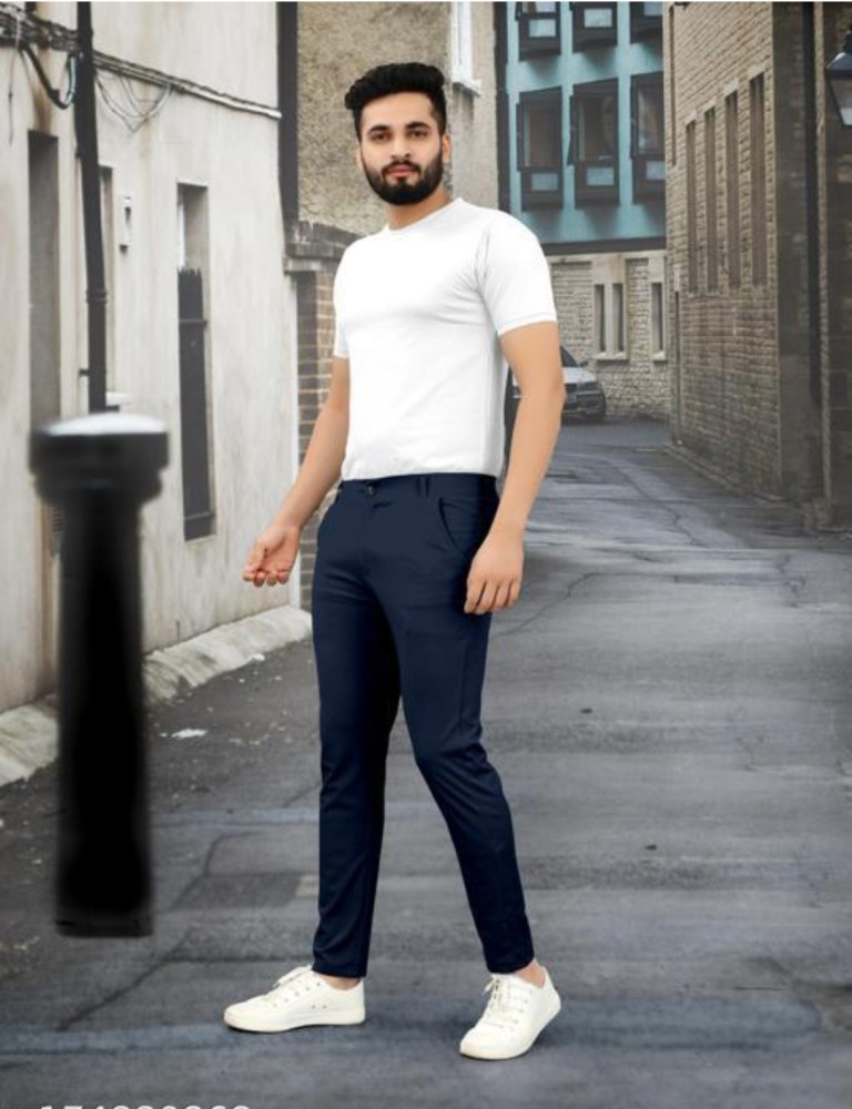 AD  AV Regular Fit Men Blue Trousers  Buy AD  AV Regular Fit Men Blue  Trousers Online at Best Prices in India  Flipkartcom