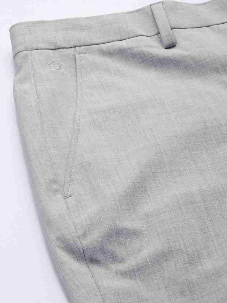 High Quality Louis Philippe Plated Cotton Trousers👖