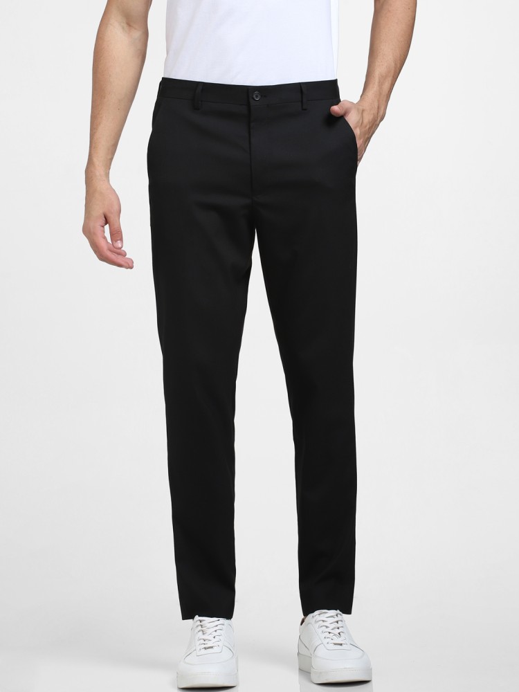 Buy Selected Homme Forest Night Self Straight Fit Paris W Trousers for Men  Online  Tata CLiQ Luxury