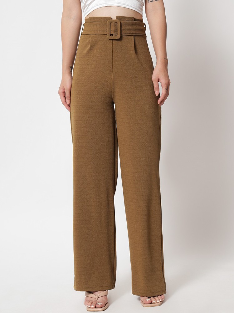 Buy Brown Trousers  Pants for Women by SVARCHI Online  Ajiocom