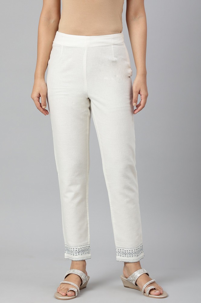 Buy White Pants for Women by AURELIA Online