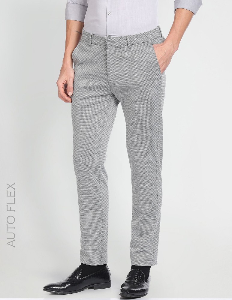 Buy Arrow Sports Slim Fit Autoflex Trousers Online at Low Prices in India   Paytmmallcom