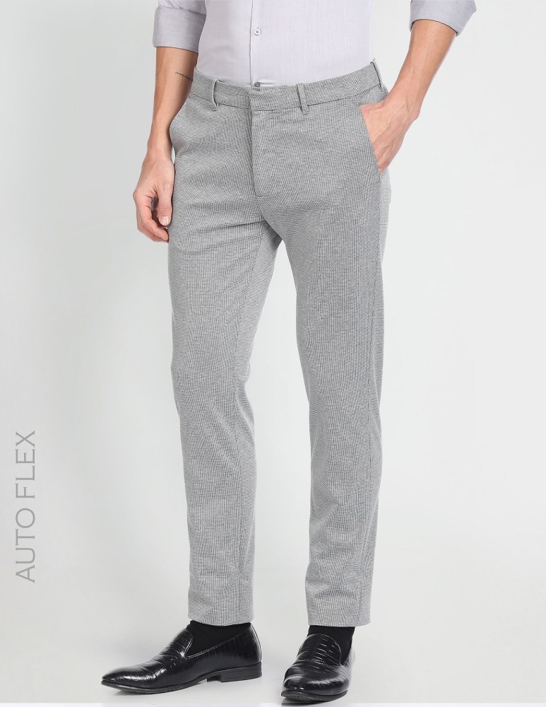 Buy Arrow Regular Fit Autoflex Formal Trousers  NNNOWcom