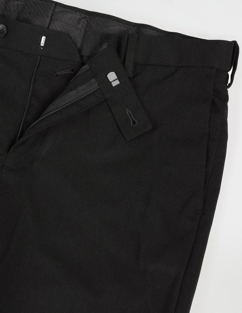 Buy Arrow Men Grey Regular Fit Heathered Formal Trousers  NNNOWcom