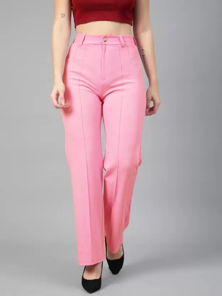 Buy Light Pink Trousers  Pants for Women by Vero Moda Online  Ajiocom