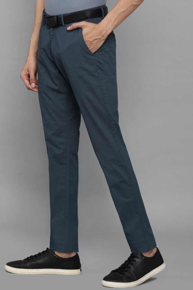 Allen Solly Trousers  Buy Allen Solly Boys Blue Slim Fit Solid Trousers  Blue Online  Nykaa Fashion