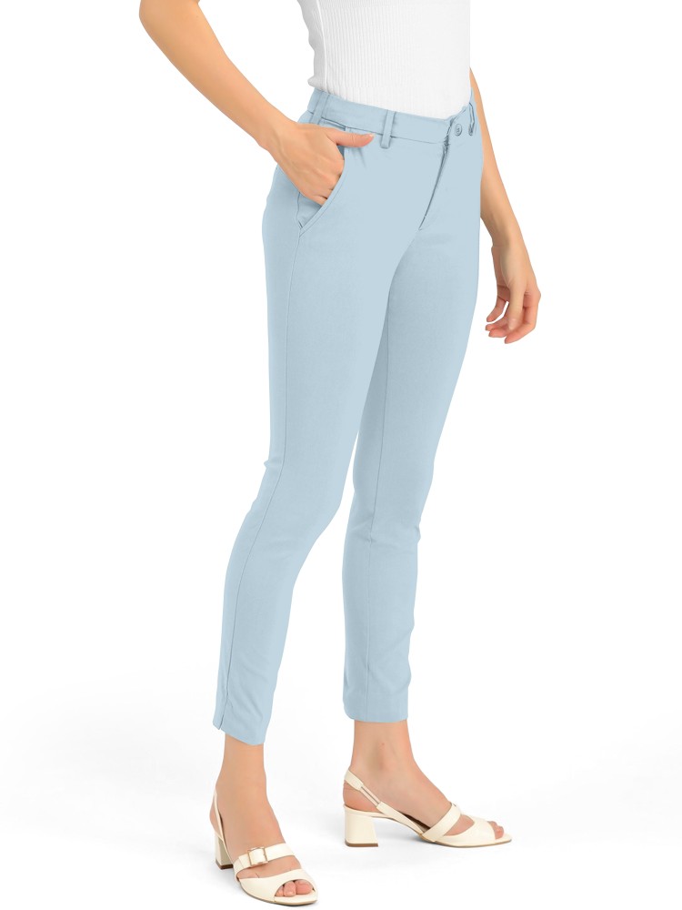 Trousers for WomenLupinSky BlueSalt AttireLuxury Business Casuals