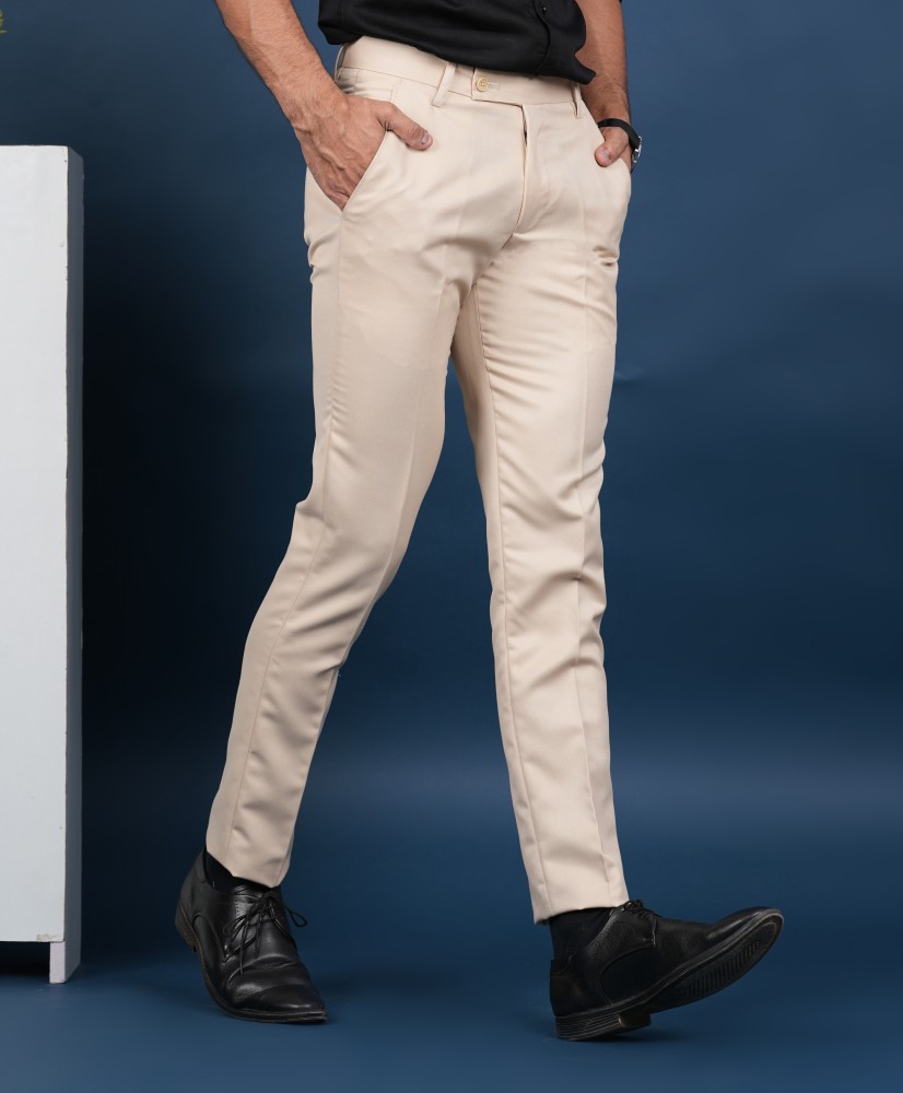 VANDNAM FABRICS Slim Fit Men Light Blue Trousers - Buy VANDNAM FABRICS Slim  Fit Men Light Blue Trousers Online at Best Prices in India