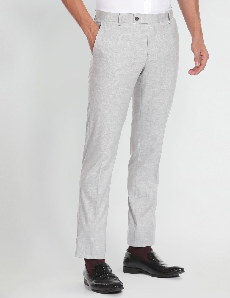 ARROW Regular Fit Men Grey Trousers  Buy ARROW Regular Fit Men Grey Trousers  Online at Best Prices in India  Flipkartcom