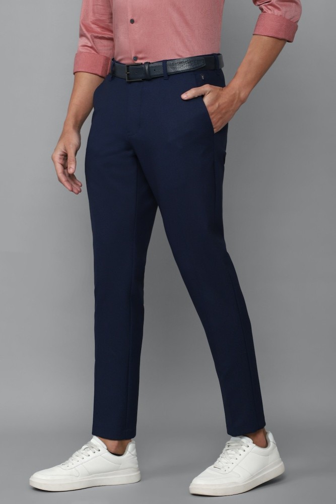 Buy Navy Trousers & Pants for Men by LOUIS PHILIPPE Online