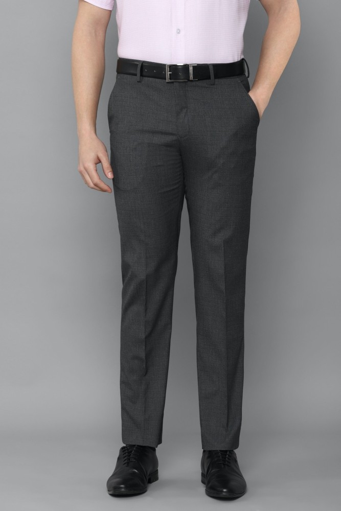 Buy Louis Philippe Black Trousers Online  805374  Louis Philippe