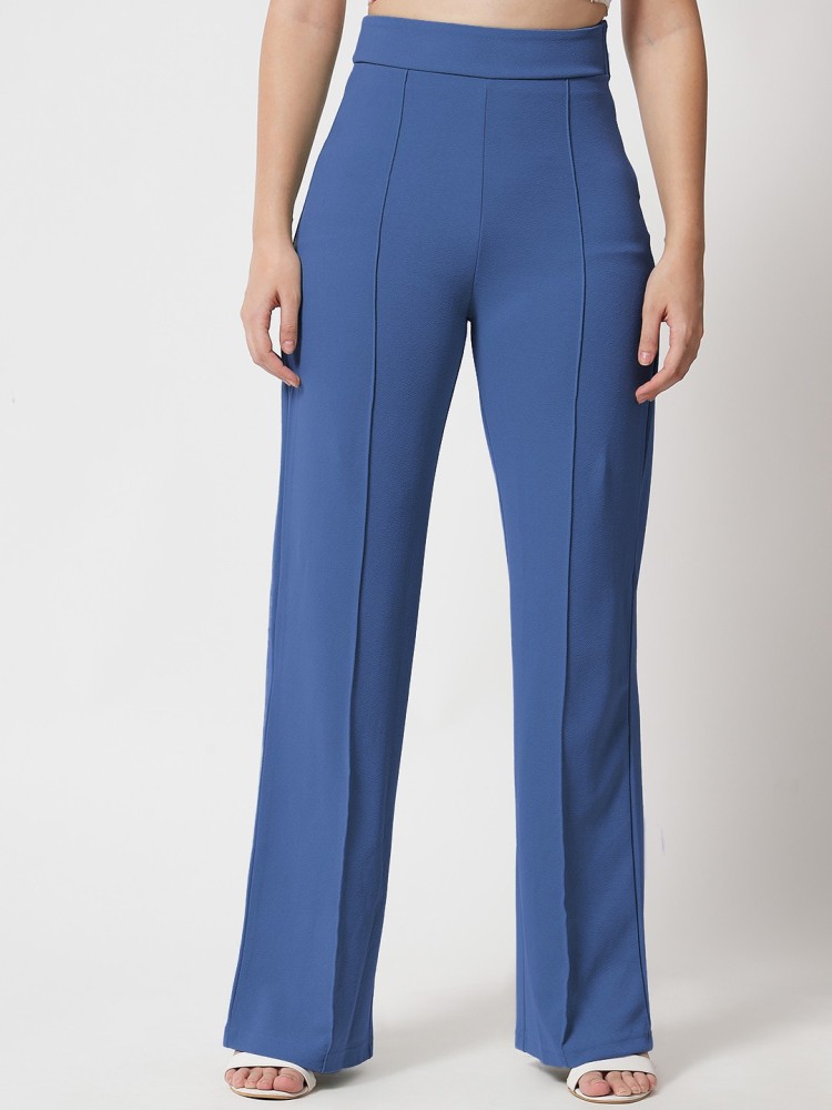 22 Amazing Way To Style Your Palazzo Pant With Tops  Blue dress pants  Fashion Wide leg pants outfits