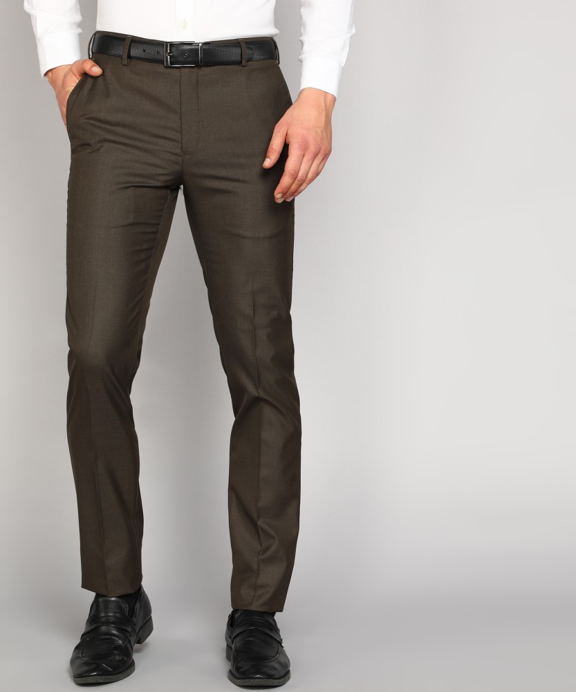 Dark Brown Stretch Formal Pants