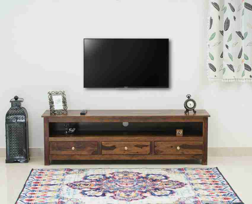 Tv cabinet - Buy solid sheesham wood TV entertainment unit stand online -  Furniture Online: Buy Wooden Furniture for Every Home