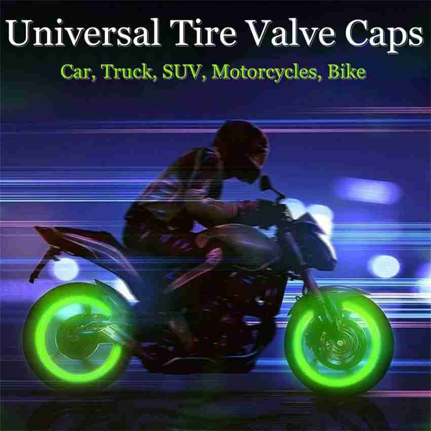 Motopex Motorcycles Wheel Tire Rim Air Valve Radium Caps Cover Glow Bike  pcs Car Reflector Light Price in India Buy Motopex Motorcycles Wheel Tire  Rim Air Valve Radium Caps Cover
