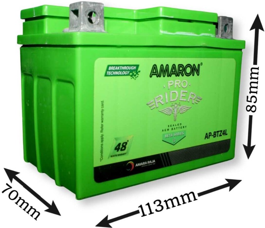 battery amaron bike