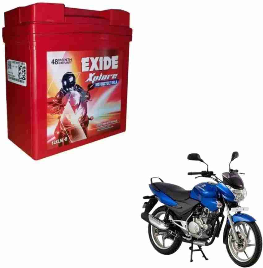 exide battery pulsar 150 price
