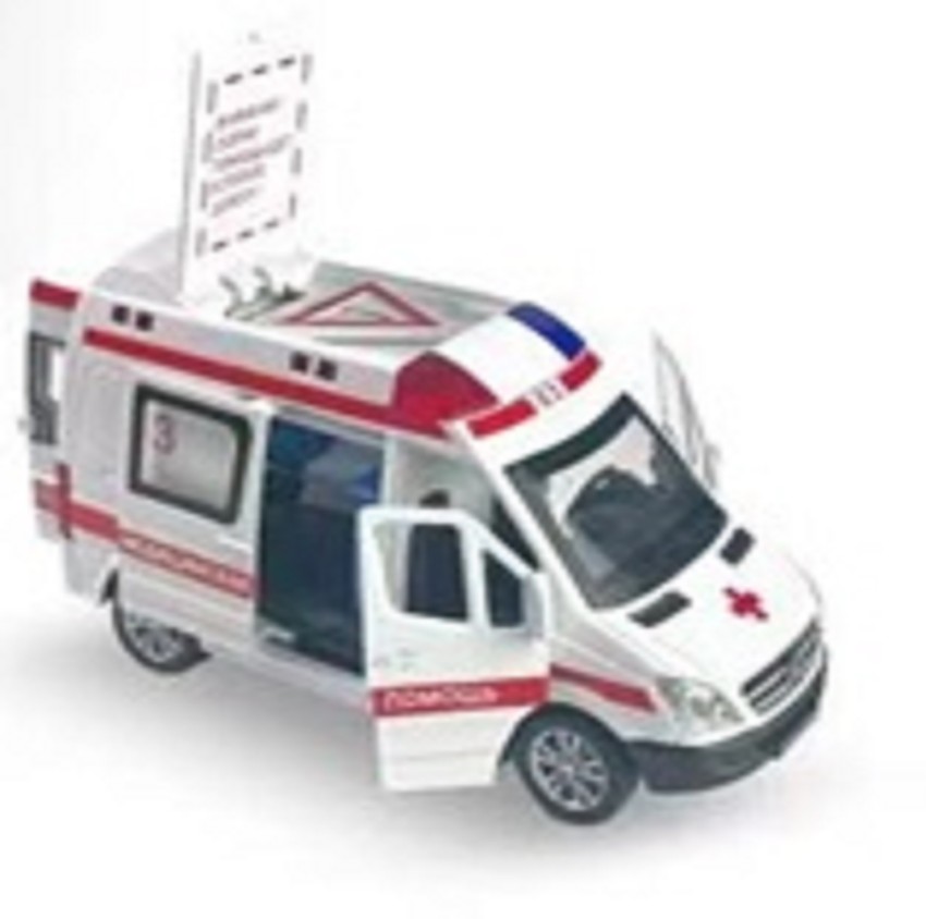 toy ambulance with lights and siren