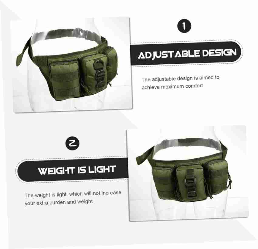 pleasing forest Tactical Fanny Pack Waist Bag Military Hip Belt  OutdoorBumbag A5 WAIST BAG tan olive - Price in India