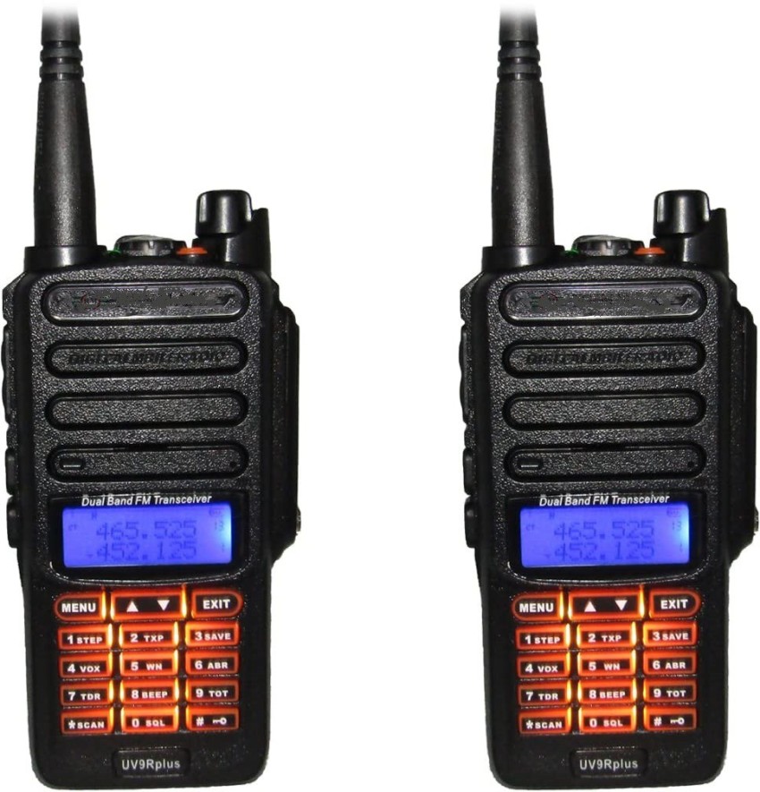 MatLogix Baofeng UV9Rplus Long Range Transceiver Amateur Radio VHF UHF  136-174/400-520 MHz Dual Band FM CTCSS DCS Two Way Walkie Talkie -2 Pack  (Pack of 2) Walkie Talkie Price in India