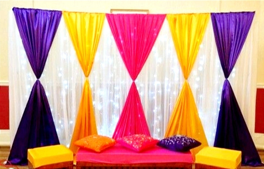 Decoration Ideas With Dupatta at Marilyn Kauffman blog