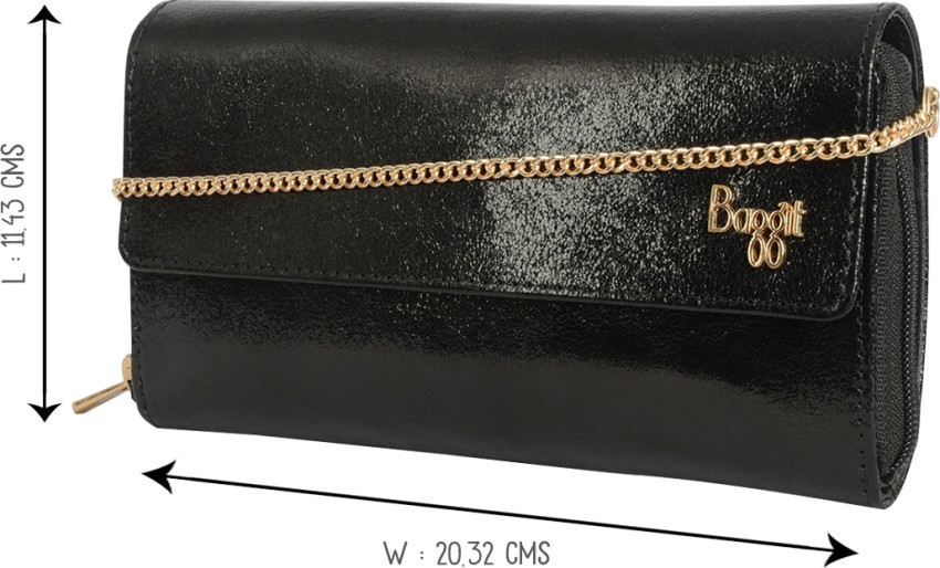 Buy BAGGIT Blue Womens Leather 3 Compartments Zipper Closure Shoulder Bag |  Shoppers Stop