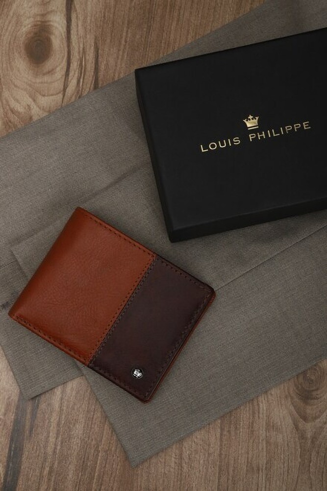 Buy LOUIS PHILIPPE Brown Solid Leather Men Formal Money Clip