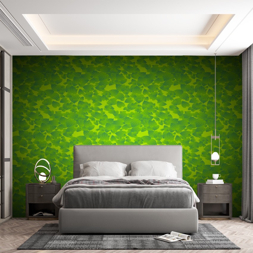 Art Deco Inspired Blue Green Wallpaper | Mid Century Modern Design |  Happywall.com