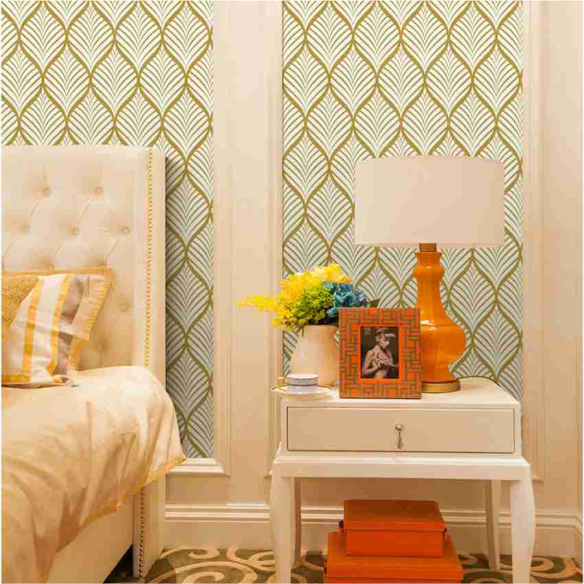 Indian Royals Decorative Brown, White Wallpaper Price in India